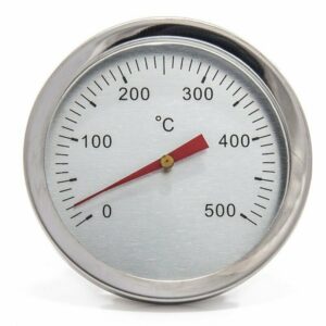 Thermomètre à four inox 500 °C fixation à vis