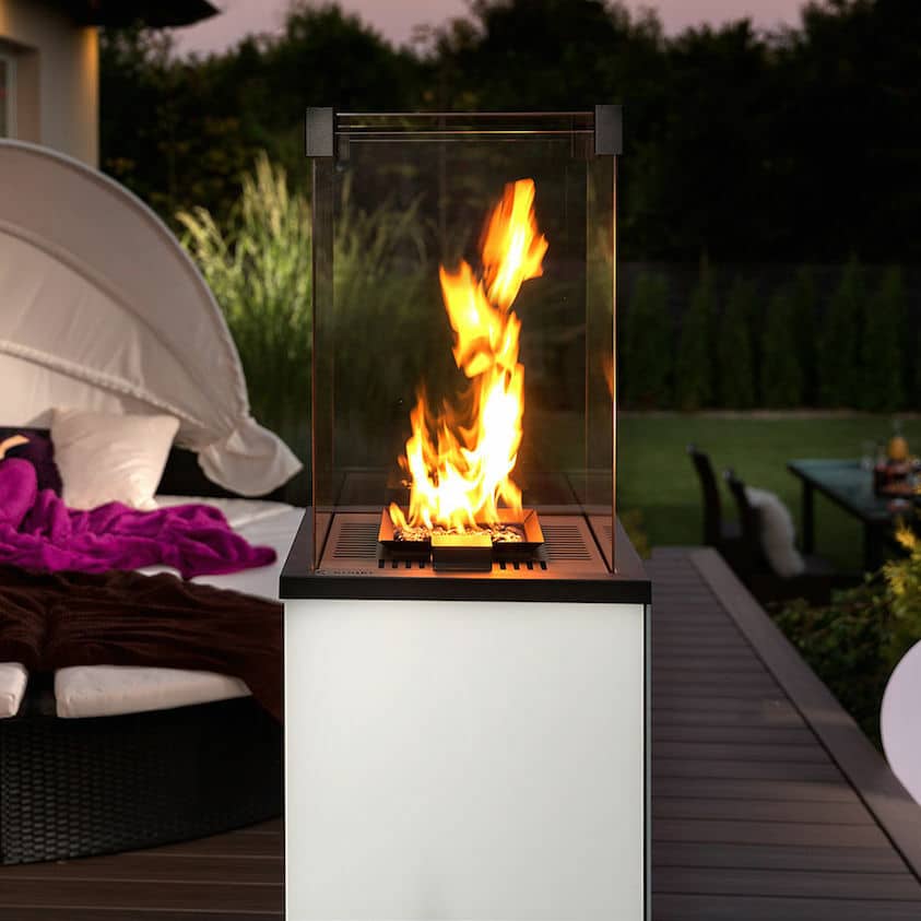 CHAUFFAGE EXTÉRIEUR À GAZ PATIO BASIC M ACIER